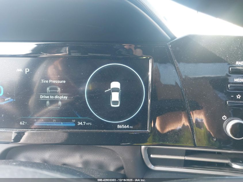 2022 Hyundai Elantra Sel VIN: 5NPLS4AG9NH071217 Lot: 43933303