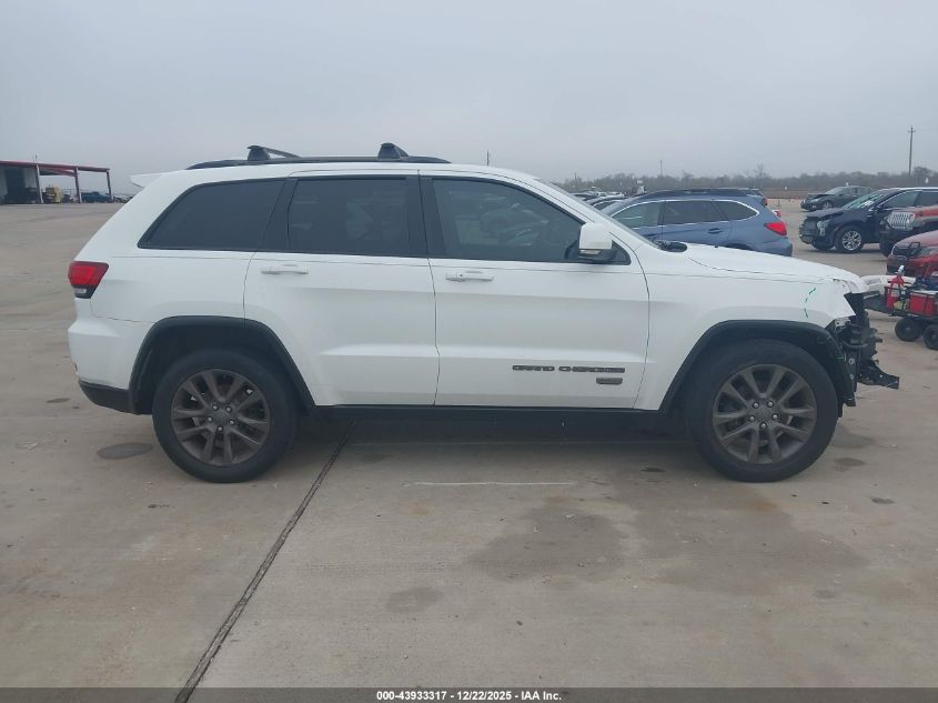 2016 Jeep Grand Cherokee Limited 75Th Anniversary VIN: 1C4RJEBG3GC358794 Lot: 43933317