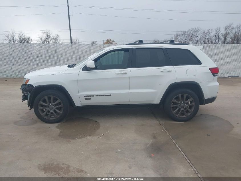 2016 Jeep Grand Cherokee Limited 75Th Anniversary VIN: 1C4RJEBG3GC358794 Lot: 43933317