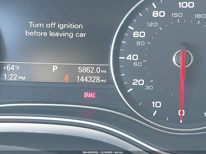 2014 Audi A6 2.0T Premium VIN: WAUGFAFC5EN124714 Lot: 43933323