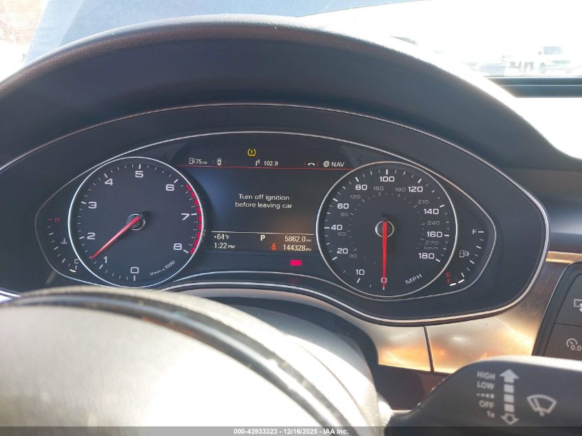 2014 Audi A6 2.0T Premium VIN: WAUGFAFC5EN124714 Lot: 43933323