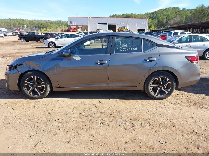 2025 Nissan Sentra Sv VIN: 3N1AB8CV1SY390493 Lot: 43933332