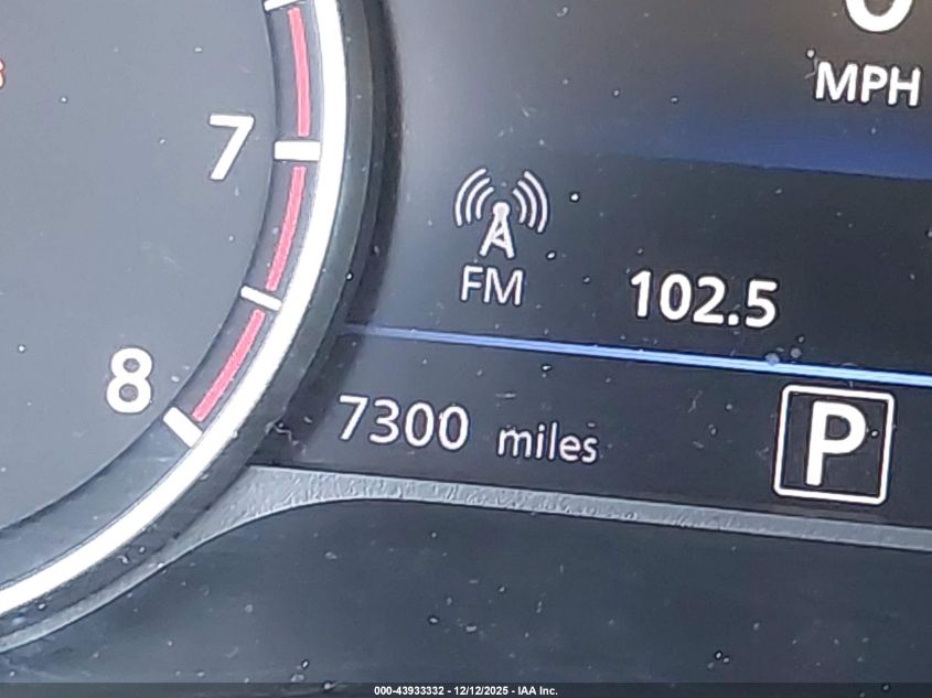 2025 Nissan Sentra Sv VIN: 3N1AB8CV1SY390493 Lot: 43933332