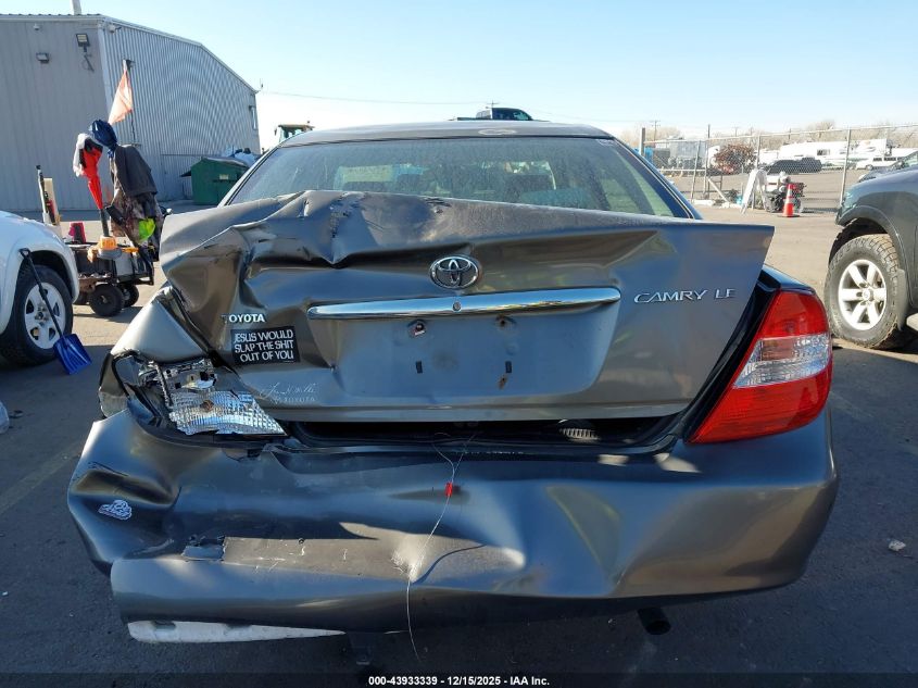 2004 Toyota Camry Le VIN: 4T1BE32K54U938788 Lot: 43933339