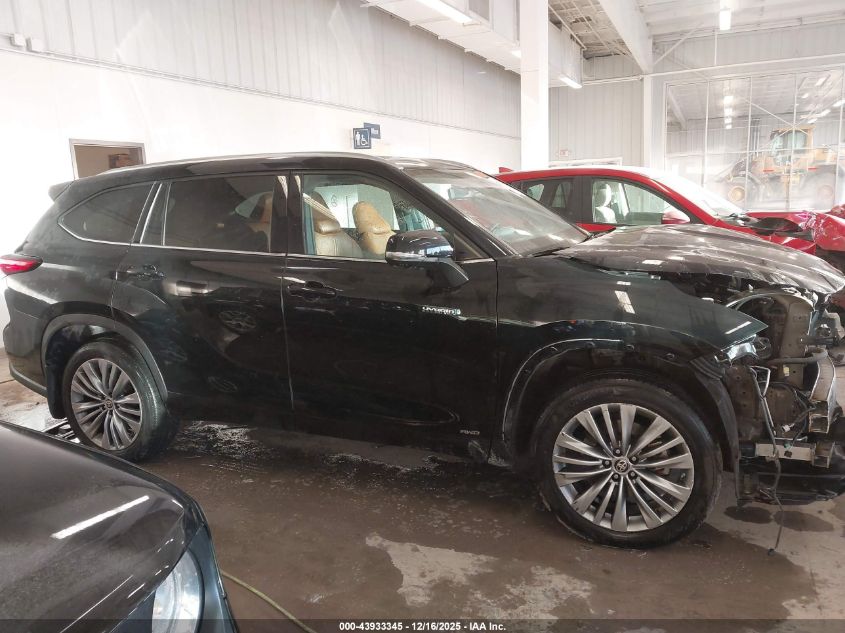 2021 Toyota Highlander Hybrid Platinum VIN: 5TDEBRCH9MS035824 Lot: 43933345