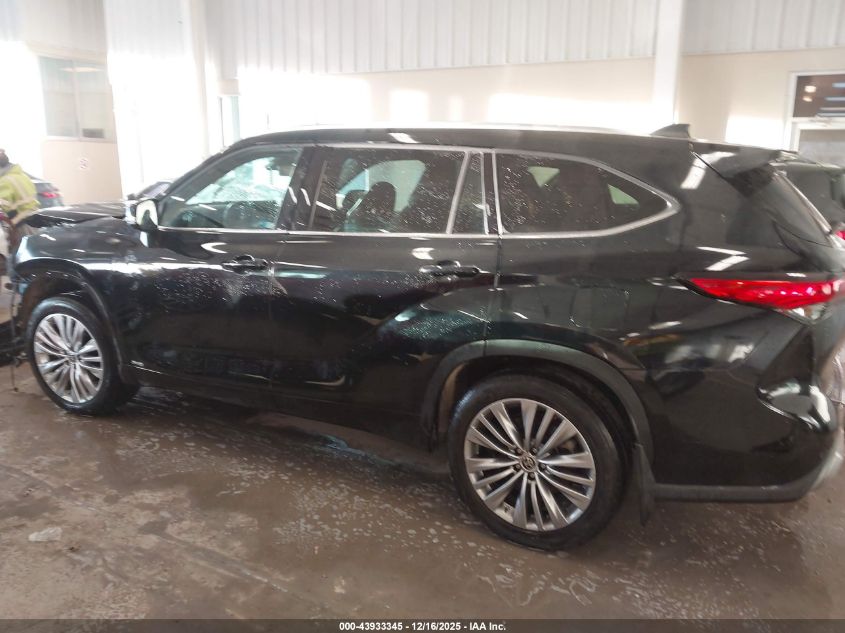 2021 Toyota Highlander Hybrid Platinum VIN: 5TDEBRCH9MS035824 Lot: 43933345