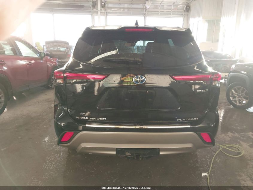 2021 Toyota Highlander Hybrid Platinum VIN: 5TDEBRCH9MS035824 Lot: 43933345