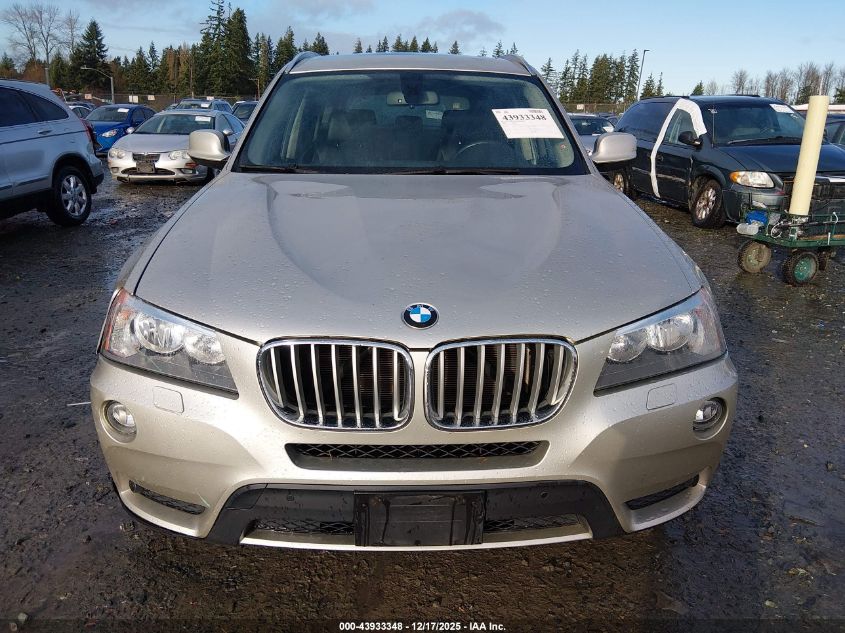 2014 BMW X3 xDrive28I VIN: 5UXWX9C53E0D43153 Lot: 43933348