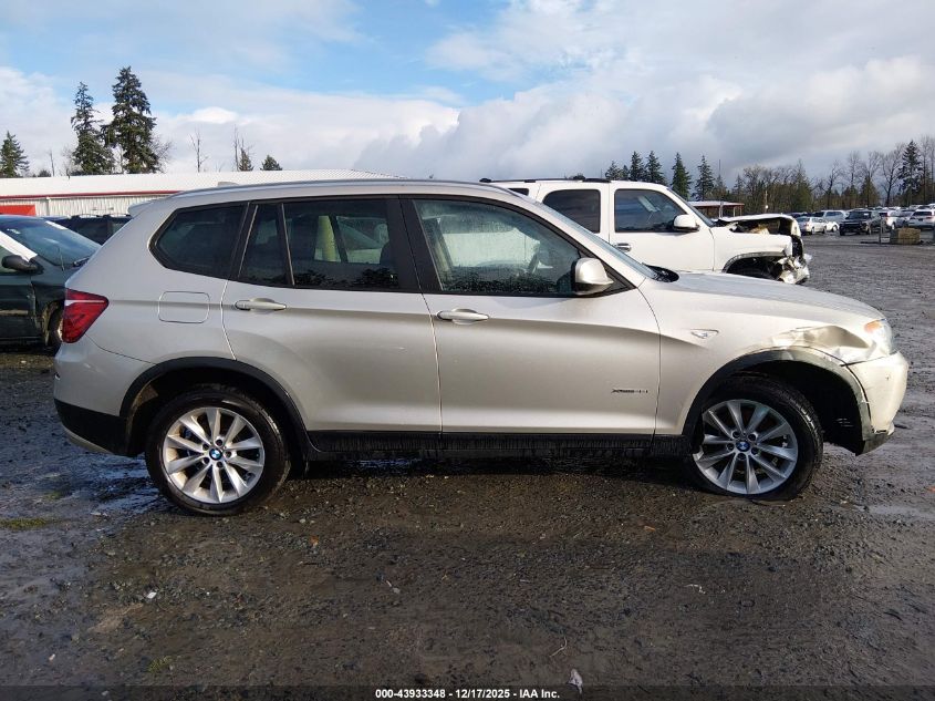 2014 BMW X3 xDrive28I VIN: 5UXWX9C53E0D43153 Lot: 43933348