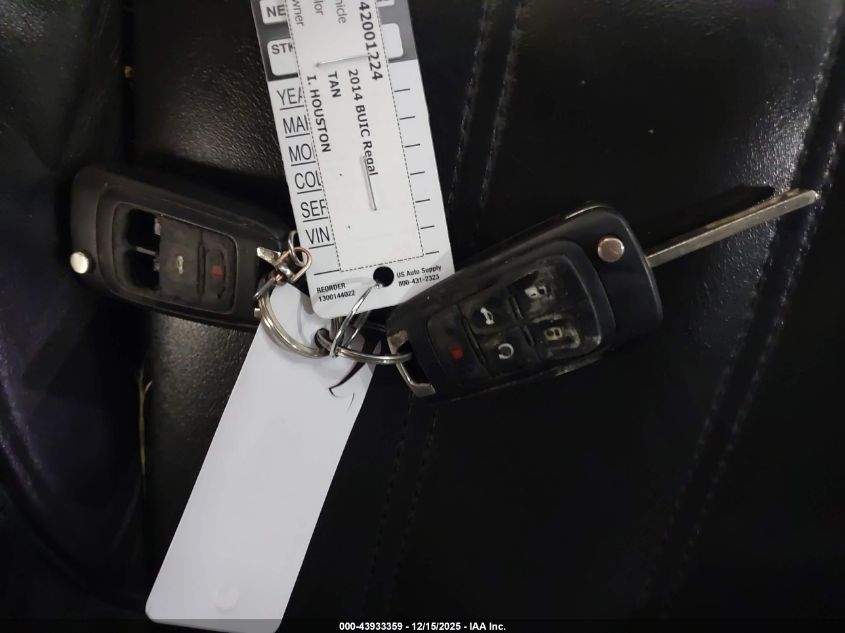 2014 Buick Regal Turbo VIN: 2G4GK5EX1E9203371 Lot: 43933359