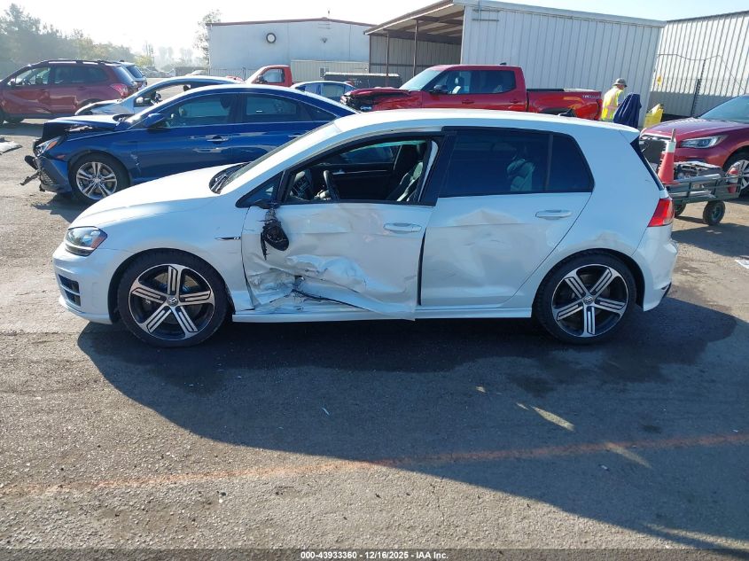 2016 Volkswagen Golf R 4-Door VIN: WVWLF7AU9GW170614 Lot: 43933360