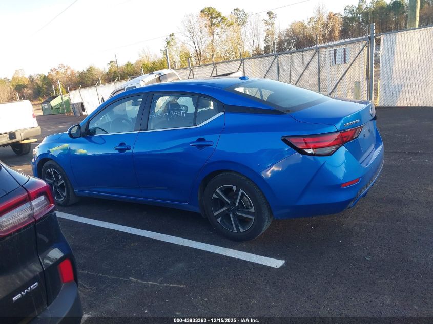 2025 Nissan Sentra Sv VIN: 3N1AB8CVXSY313413 Lot: 43933363