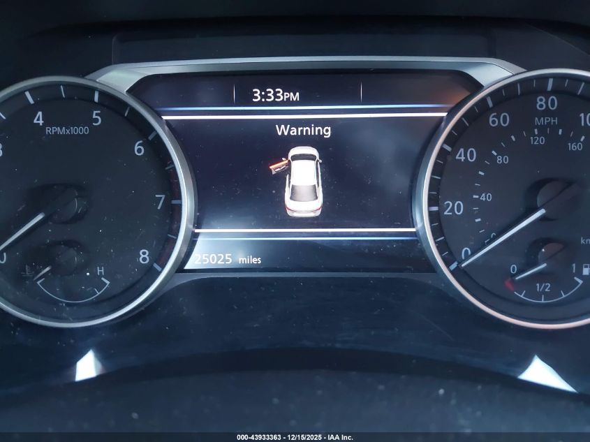 2025 Nissan Sentra Sv VIN: 3N1AB8CVXSY313413 Lot: 43933363