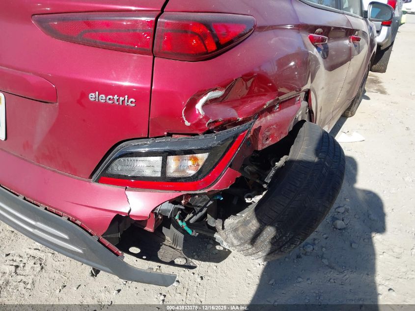 2023 Hyundai Kona Electric Se VIN: KM8K23AG8PU181489 Lot: 43933378