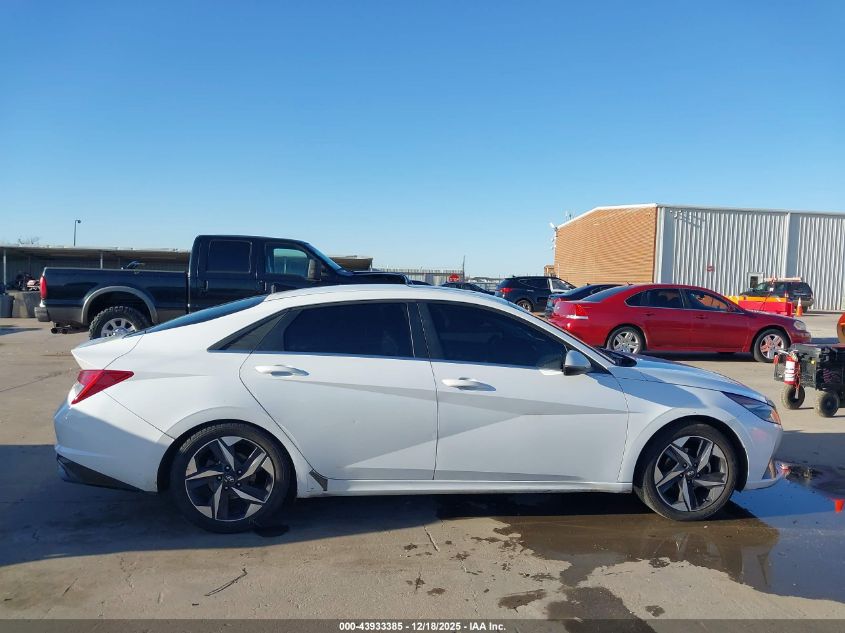 2021 Hyundai Elantra Limited VIN: 5NPLP4AG8MH021439 Lot: 43933385
