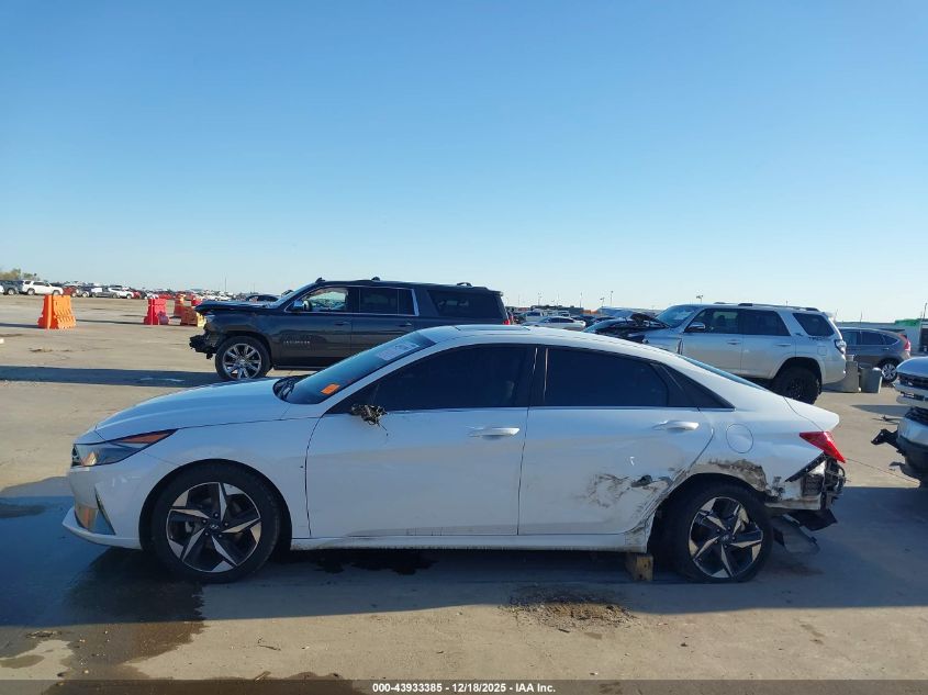 2021 Hyundai Elantra Limited VIN: 5NPLP4AG8MH021439 Lot: 43933385