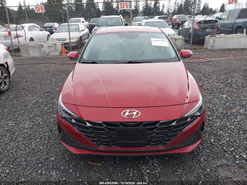 2023 Hyundai Elantra Hybrid Limited VIN: KMHLN4AJ1PU051650 Lot: 43933394