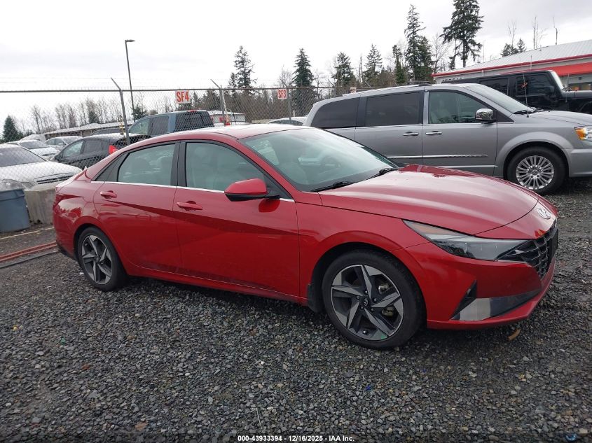 2023 Hyundai Elantra Hybrid Limited VIN: KMHLN4AJ1PU051650 Lot: 43933394