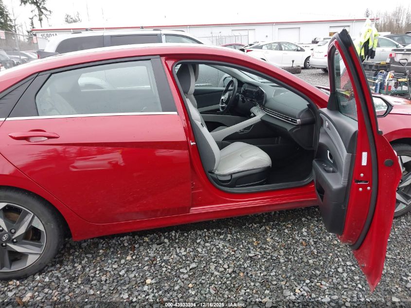 2023 Hyundai Elantra Hybrid Limited VIN: KMHLN4AJ1PU051650 Lot: 43933394
