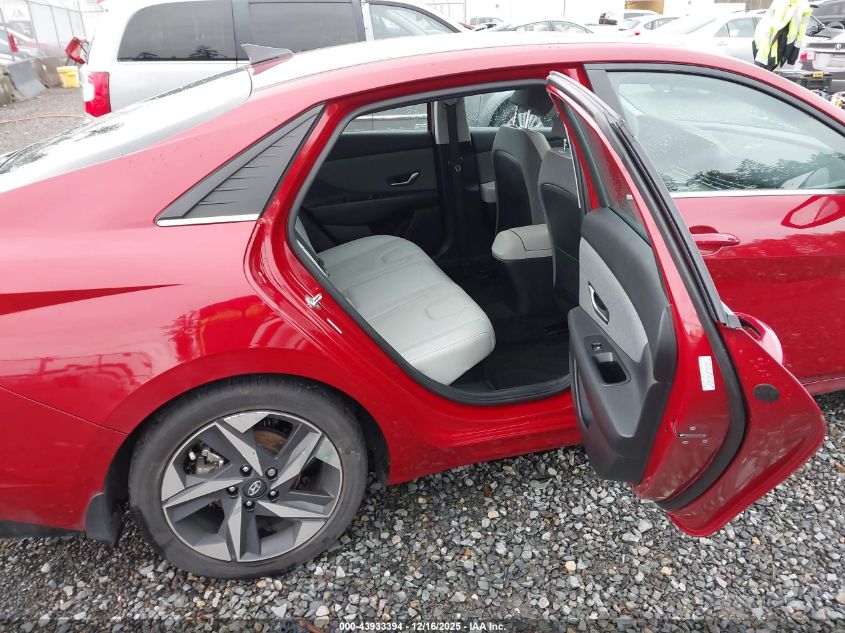 2023 Hyundai Elantra Hybrid Limited VIN: KMHLN4AJ1PU051650 Lot: 43933394