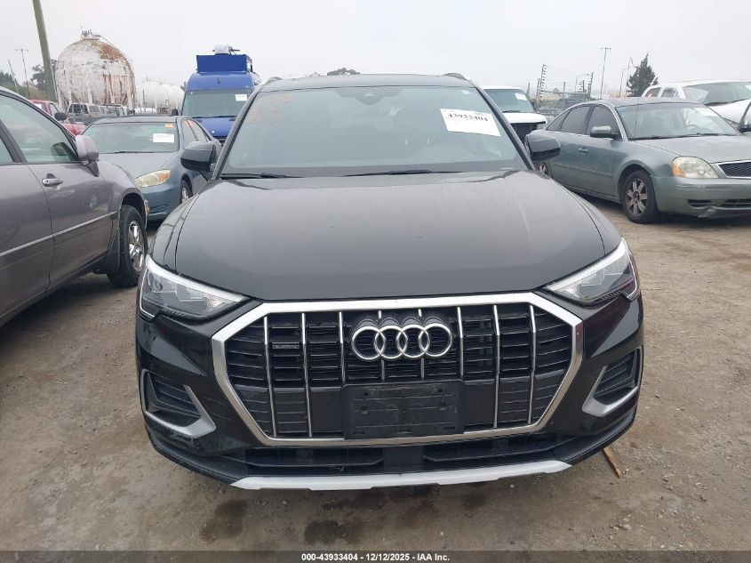 2020 Audi Q3 Premium 45 Tfsi Quattro Tiptronic VIN: WA1AECF39L1004274 Lot: 43933404