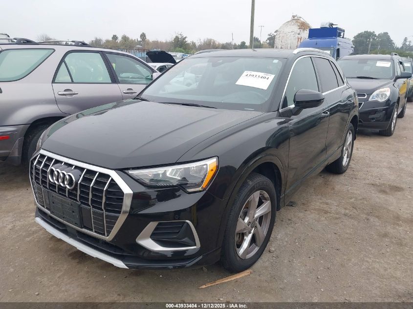 2020 Audi Q3 Premium 45 Tfsi Quattro Tiptronic VIN: WA1AECF39L1004274 Lot: 43933404