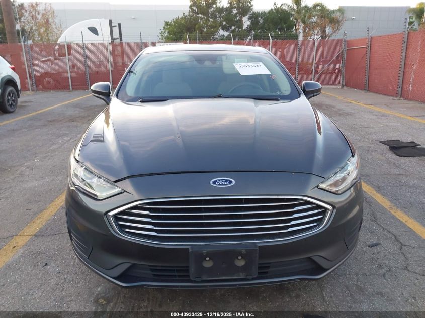 2020 Ford Fusion Se VIN: 3FA6P0HD4LR114574 Lot: 43933429