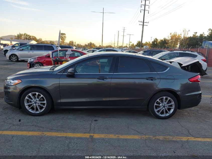 2020 Ford Fusion Se VIN: 3FA6P0HD4LR114574 Lot: 43933429
