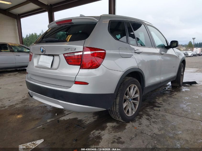 2014 BMW X3 xDrive28I VIN: 5UXWX9C52E0D32452 Lot: 43933435