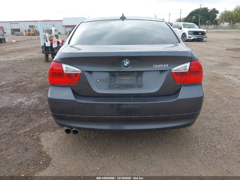 2007 BMW 328I VIN: WBAVA33587KX71426 Lot: 43933458
