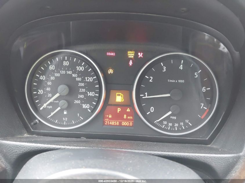 2007 BMW 328I VIN: WBAVA33587KX71426 Lot: 43933458