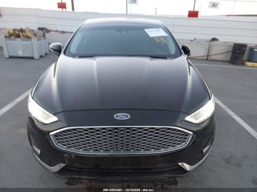2020 Ford Fusion Hybrid Titanium VIN: 3FA6P0RU8LR157264 Lot: 43933487