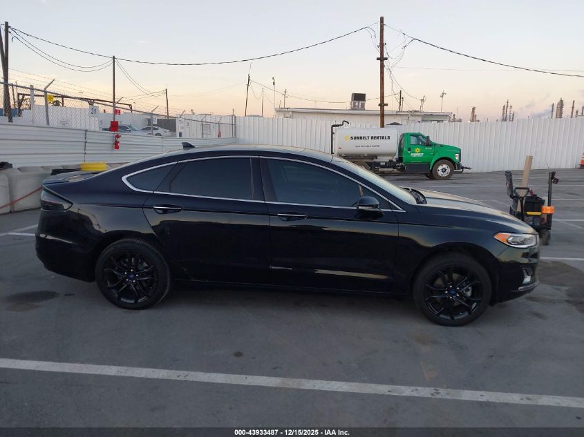 2020 Ford Fusion Hybrid Titanium VIN: 3FA6P0RU8LR157264 Lot: 43933487