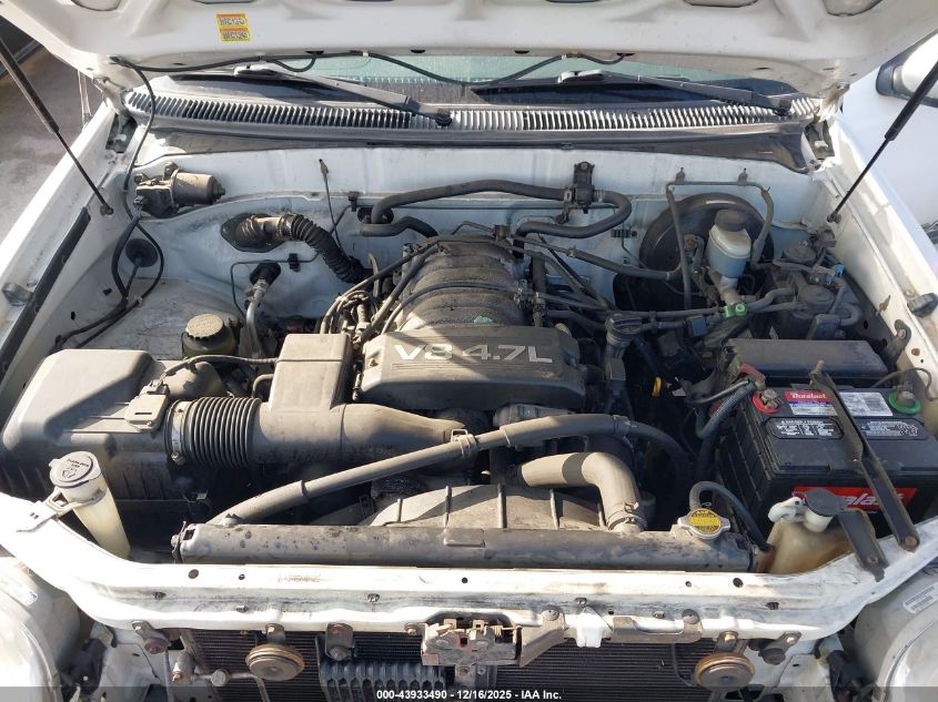 2000 Toyota Tundra Sr5 V8 VIN: 5TBRT3411YS107479 Lot: 43933490