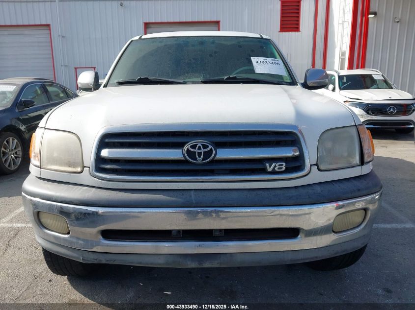2000 Toyota Tundra Sr5 V8 VIN: 5TBRT3411YS107479 Lot: 43933490