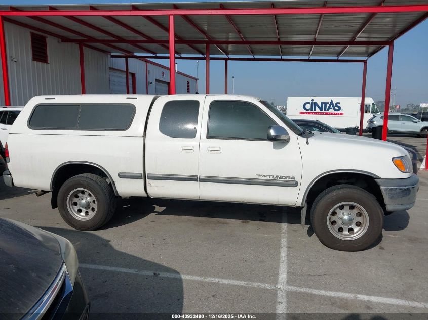 2000 Toyota Tundra Sr5 V8 VIN: 5TBRT3411YS107479 Lot: 43933490