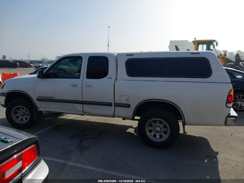2000 Toyota Tundra Sr5 V8 VIN: 5TBRT3411YS107479 Lot: 43933490
