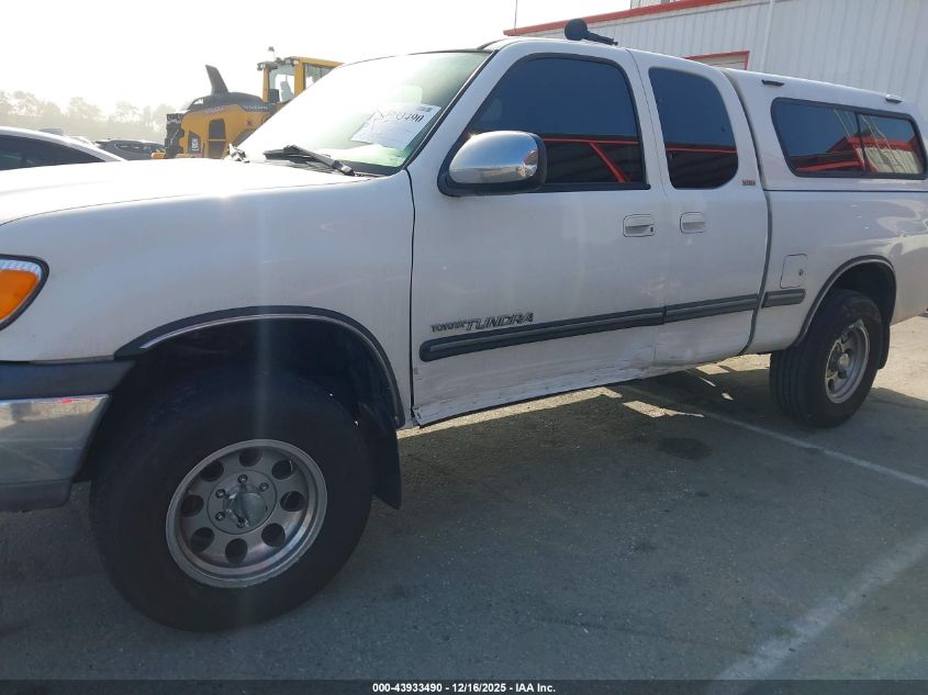 2000 Toyota Tundra Sr5 V8 VIN: 5TBRT3411YS107479 Lot: 43933490