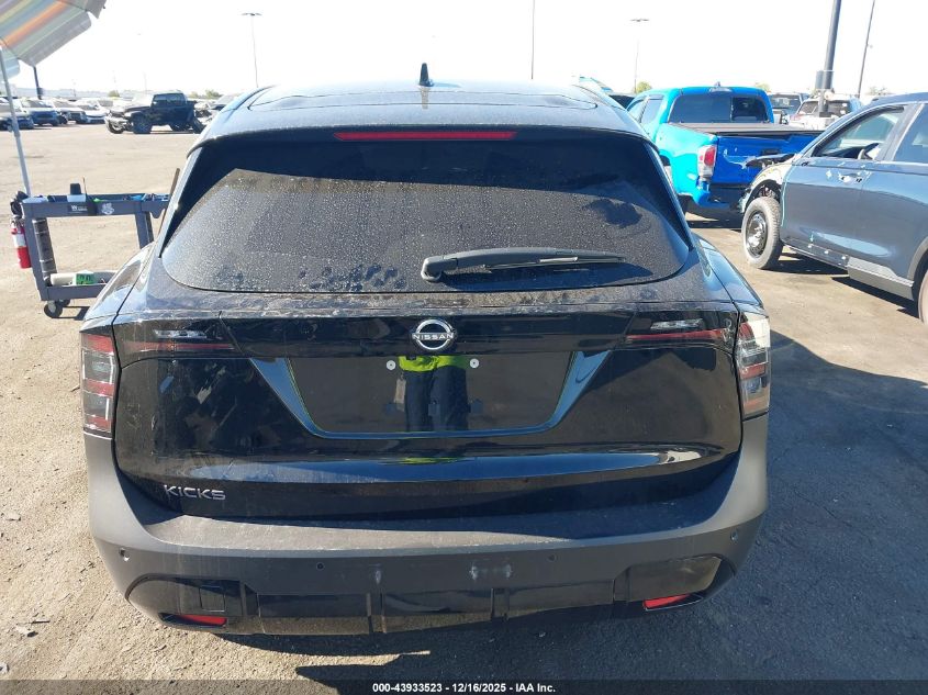 2025 Nissan Kicks Sv Fwd VIN: 3N8AP6CA4SL385502 Lot: 43933523