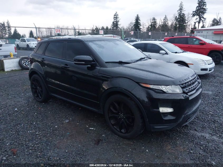 2013 Land Rover Range Rover Evoque Pure VIN: SALVT2BG0DH784036 Lot: 43933524