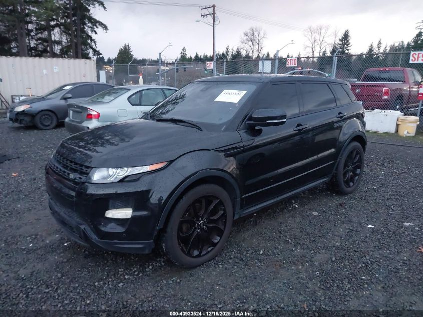 2013 Land Rover Range Rover Evoque Pure VIN: SALVT2BG0DH784036 Lot: 43933524