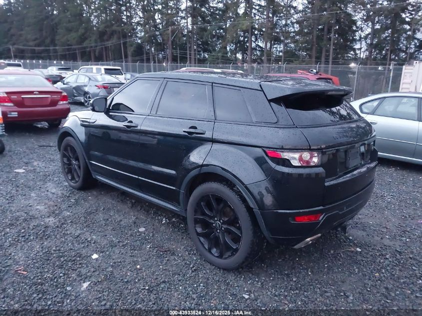 2013 Land Rover Range Rover Evoque Pure VIN: SALVT2BG0DH784036 Lot: 43933524