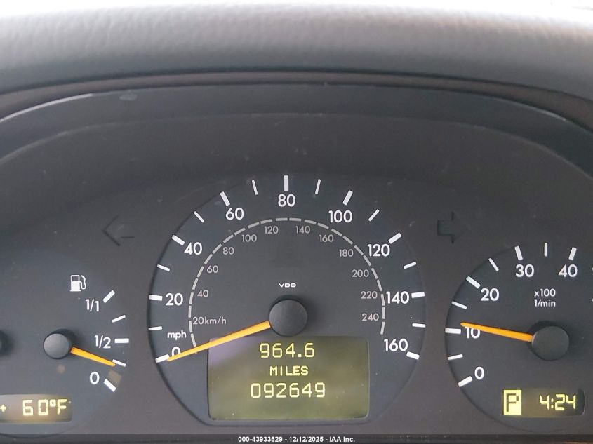 2002 Mercedes-Benz E 320 Special Edition VIN: WDBJF65J62B473415 Lot: 43933529