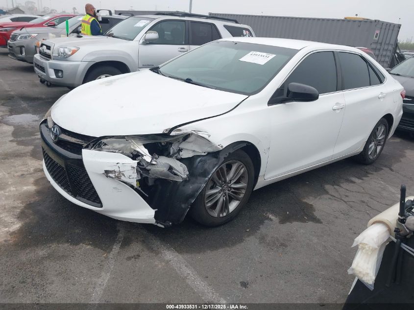 2016 Toyota Camry Se VIN: 4T1BF1FKXGU164683 Lot: 43933531