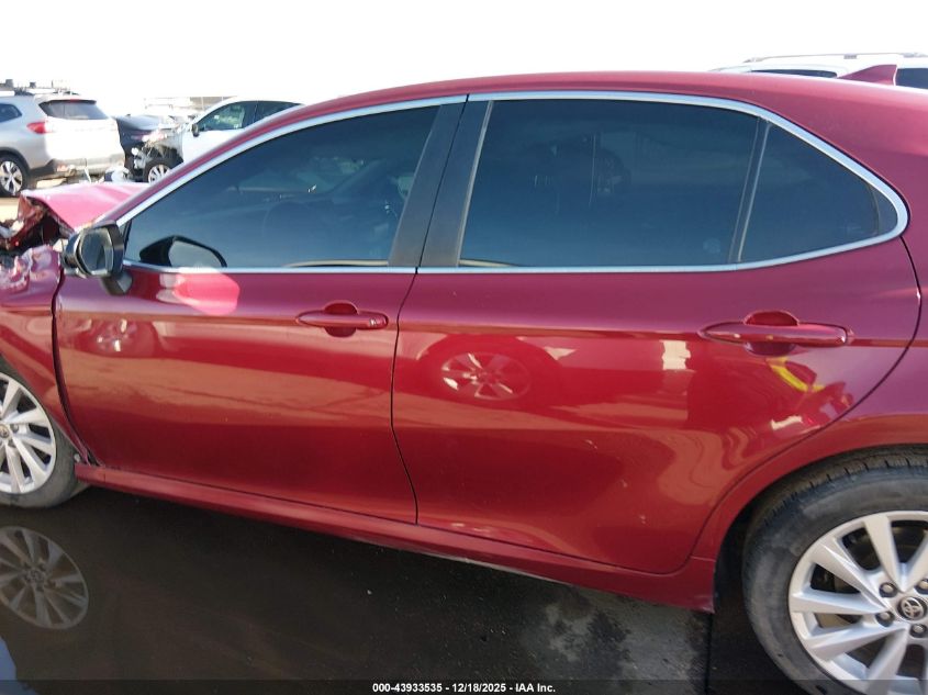 2021 Toyota Camry Le VIN: 4T1C11AK2MU590762 Lot: 43933535