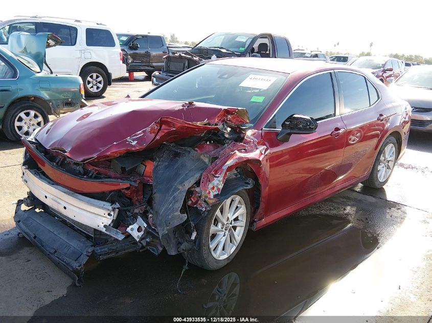 2021 Toyota Camry Le VIN: 4T1C11AK2MU590762 Lot: 43933535