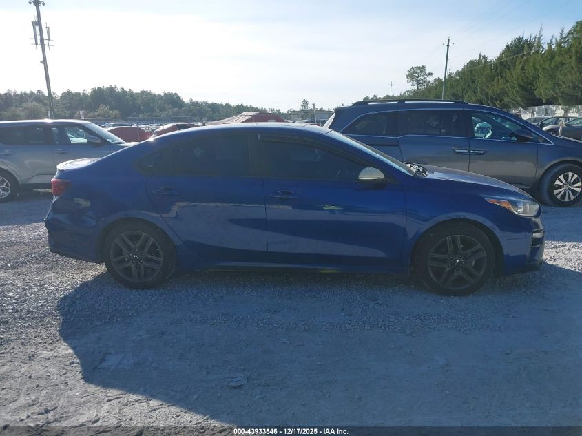 2020 Kia Forte Gt-Line VIN: 3KPF34AD0LE178836 Lot: 43933546
