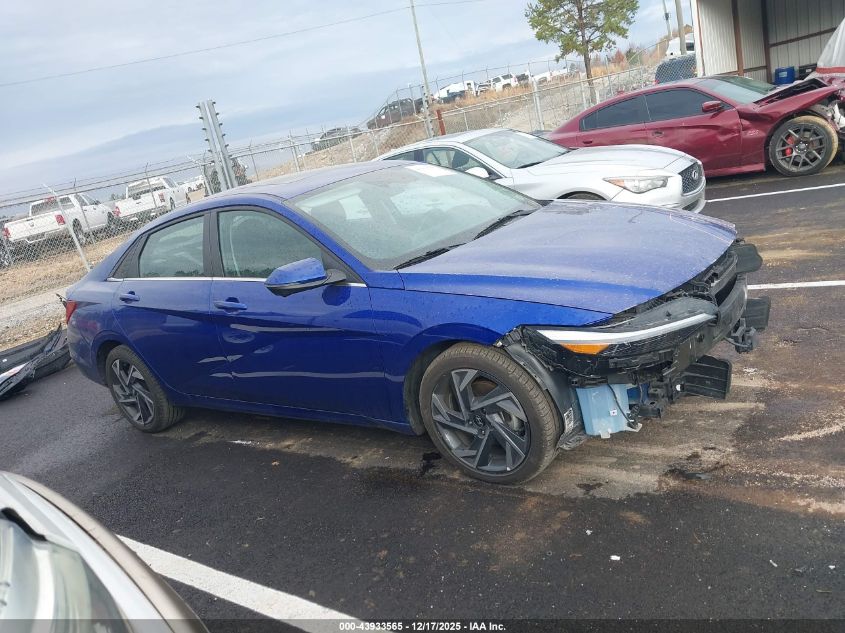 2024 Hyundai Elantra Limited VIN: KMHLP4DG1RU763671 Lot: 43933565