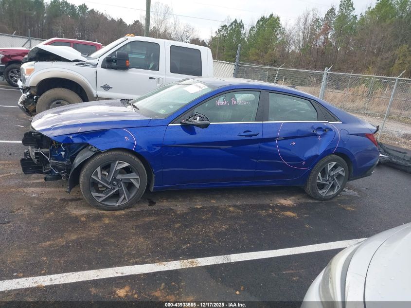 2024 Hyundai Elantra Limited VIN: KMHLP4DG1RU763671 Lot: 43933565