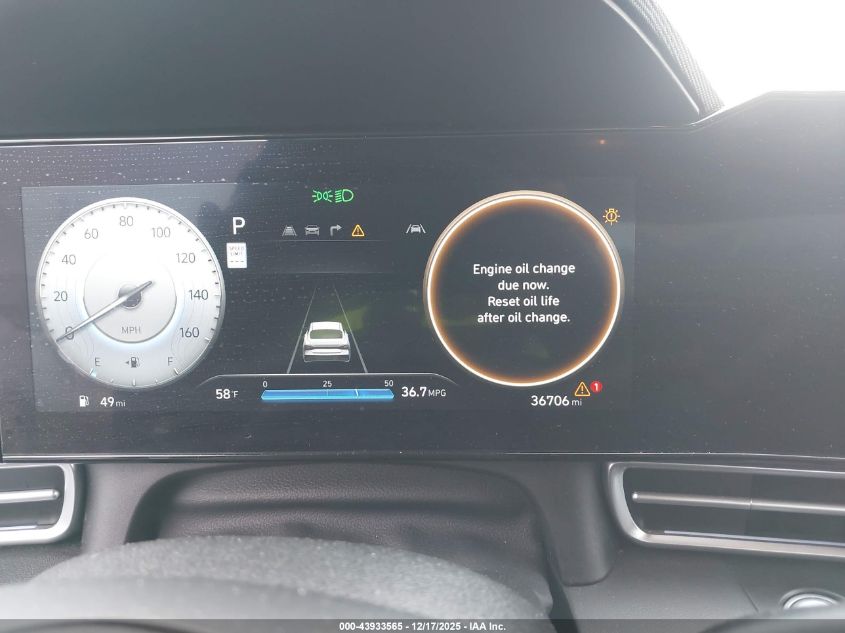 2024 Hyundai Elantra Limited VIN: KMHLP4DG1RU763671 Lot: 43933565